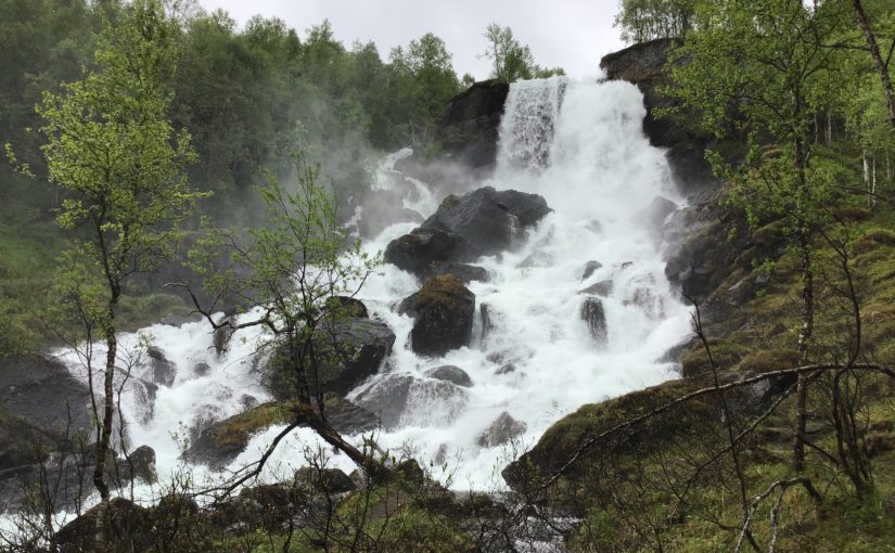 Waterfall near Bardu