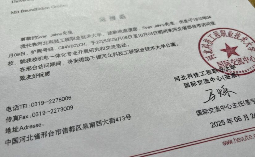 China – here we come!