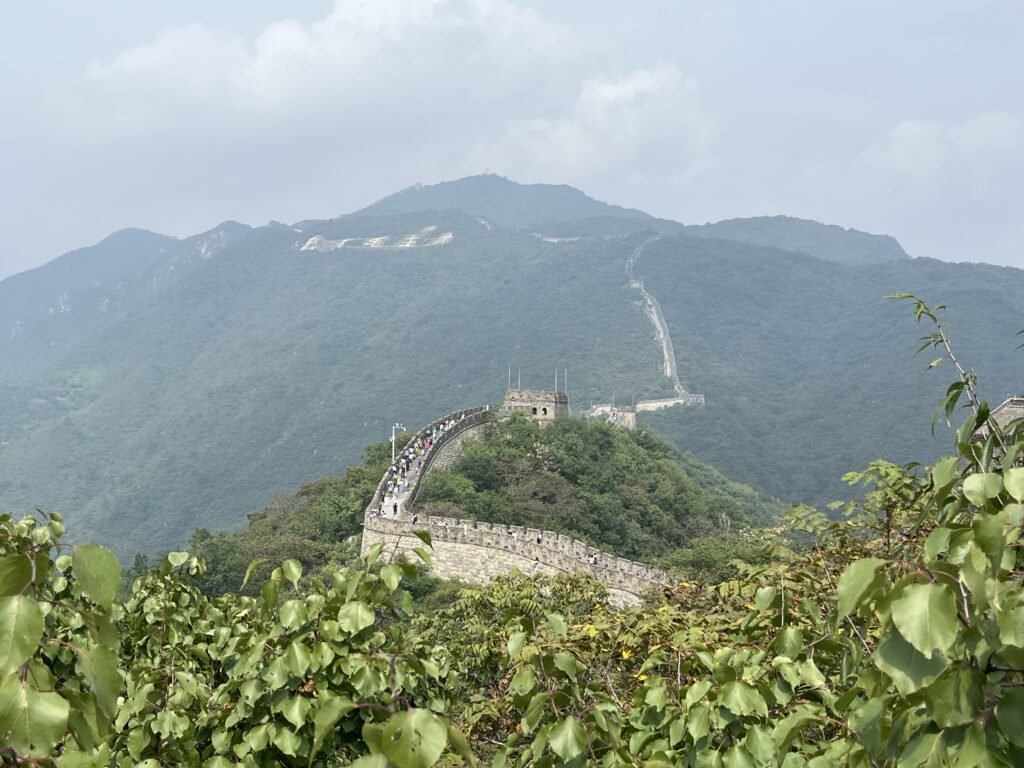 Mutianyu Great Wall - Abschnitt der Großen Mauer bei Peking