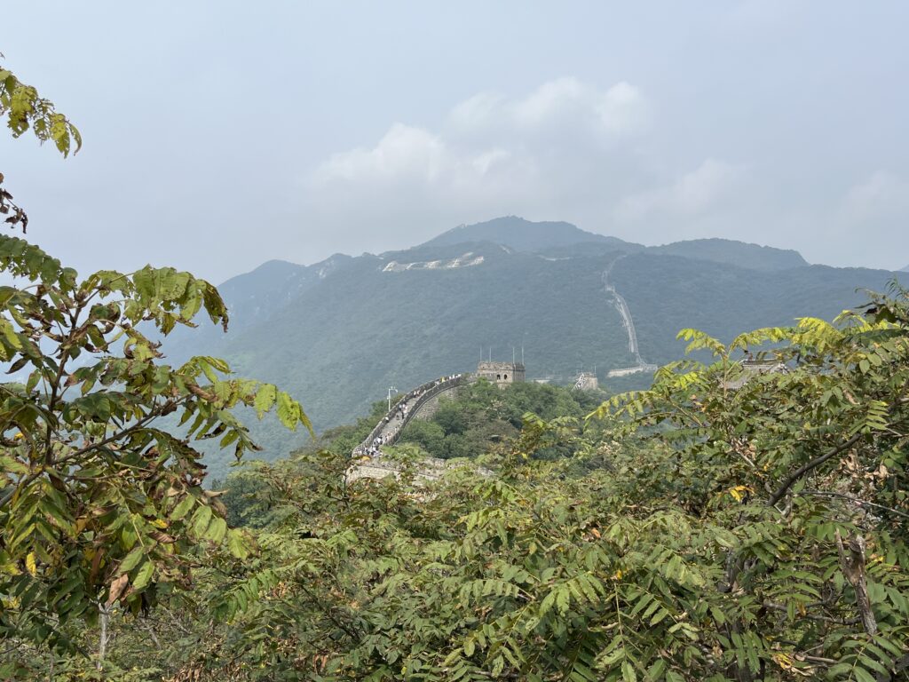 Mutianyu Great Wall - Abschnitt der Großen Mauer bei Peking