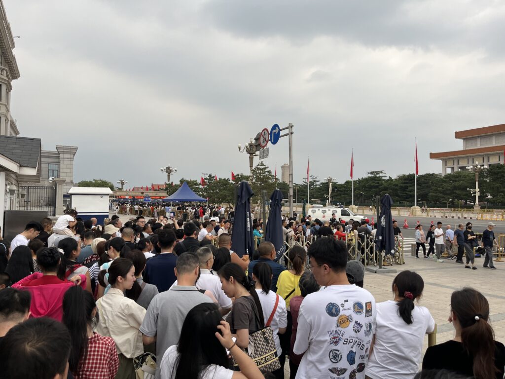 Sicherheitskontrollen am Tian’anmen-Platz