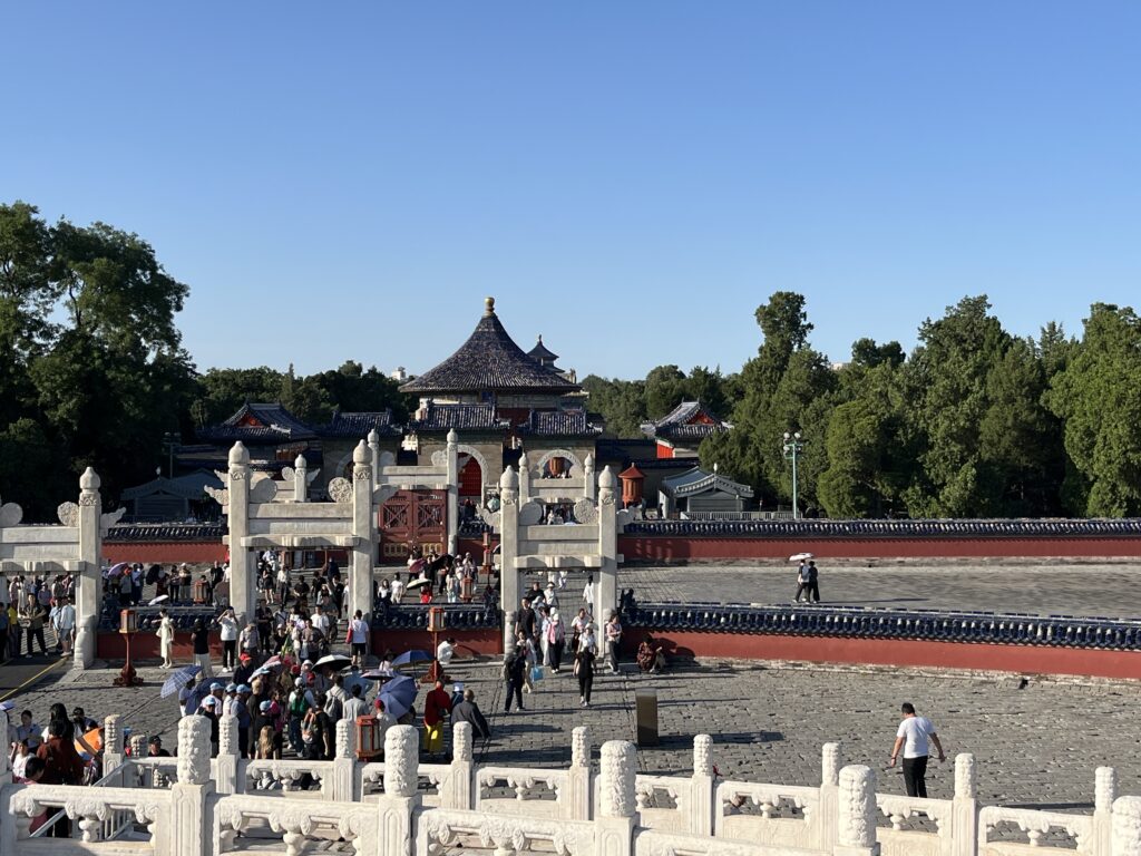 Blick vom Opferaltar