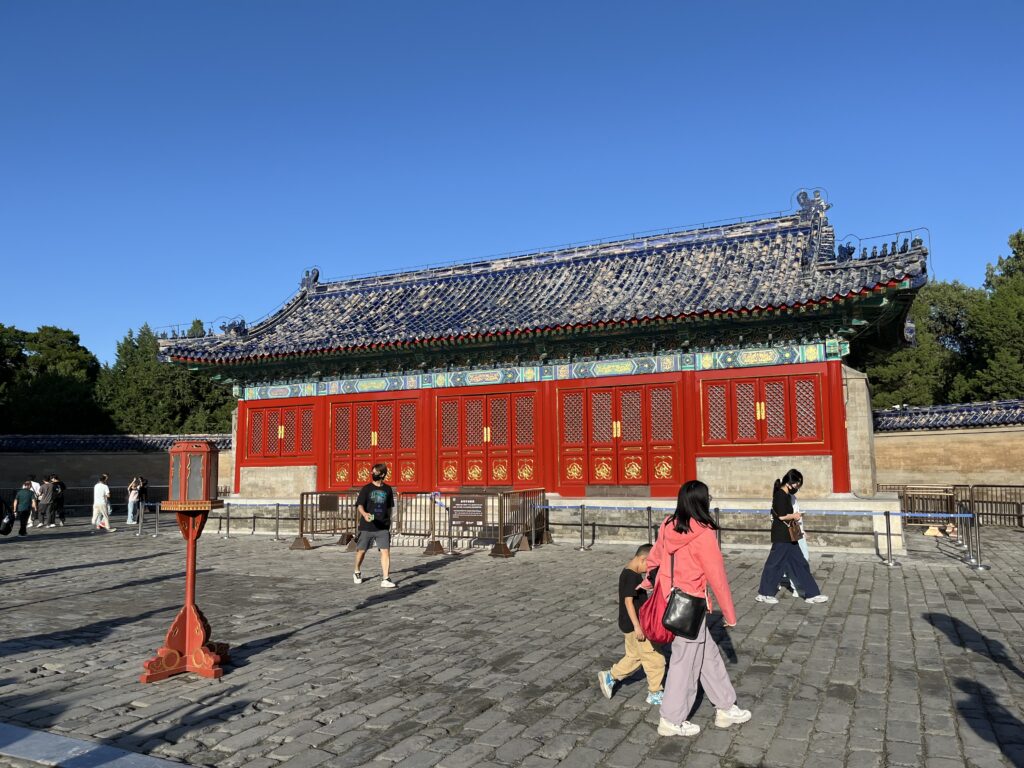 In der Tempelanlage in Peking, China