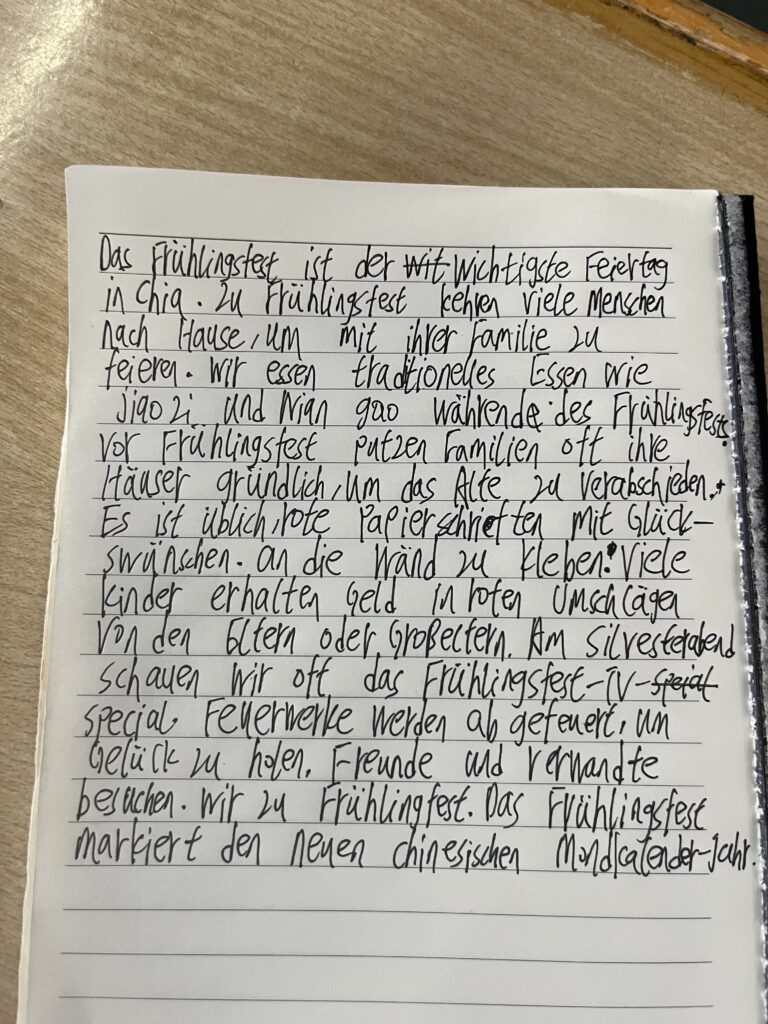 Das Frühlingsfest ...