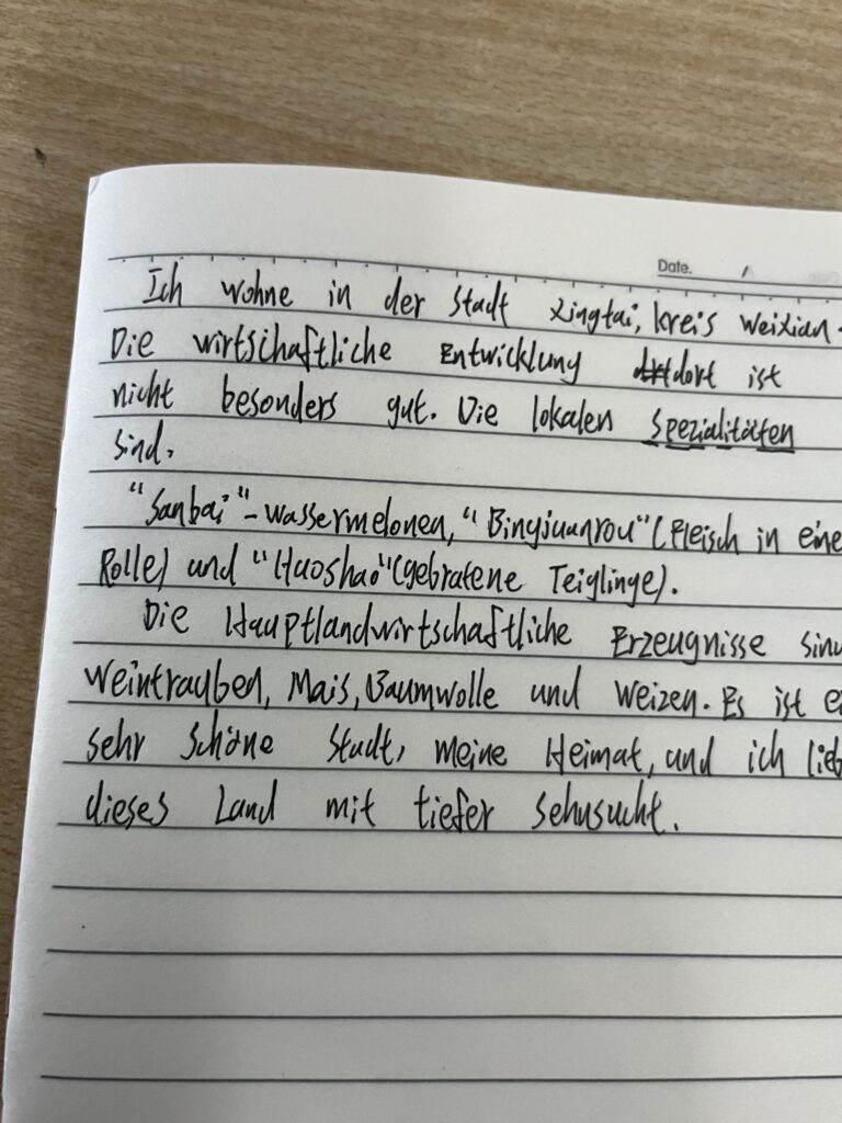 Ich liebe dieses Land mit tiefer Sehnsucht