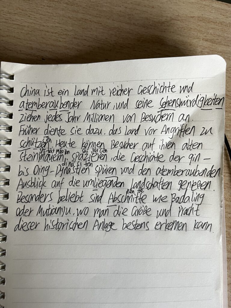 China ist ein Land ...