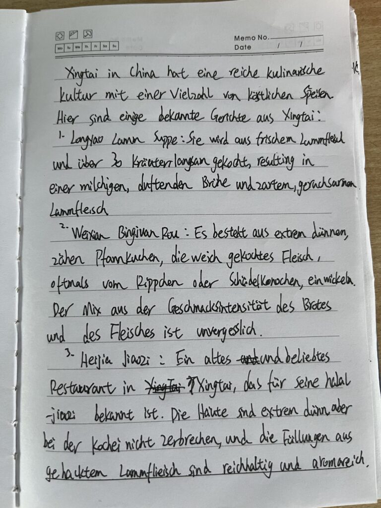 Xingtai mit Geschichte